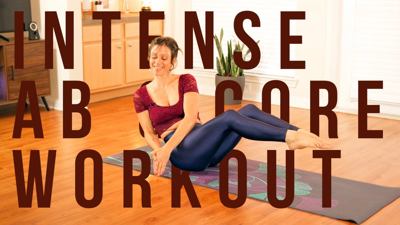 Core Strength Exercises - 20 min INTENSE Ab Building At-Home Yoga Workout