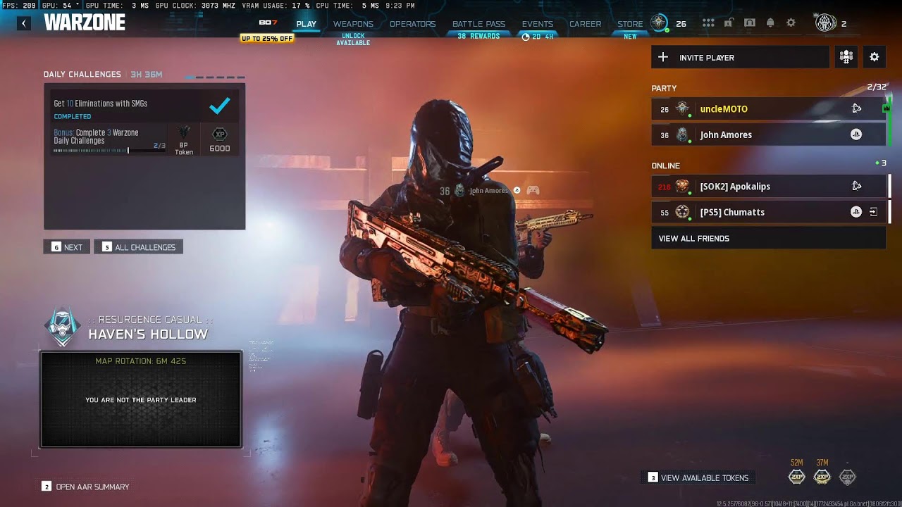 WARZONE BO7 SESSIONS