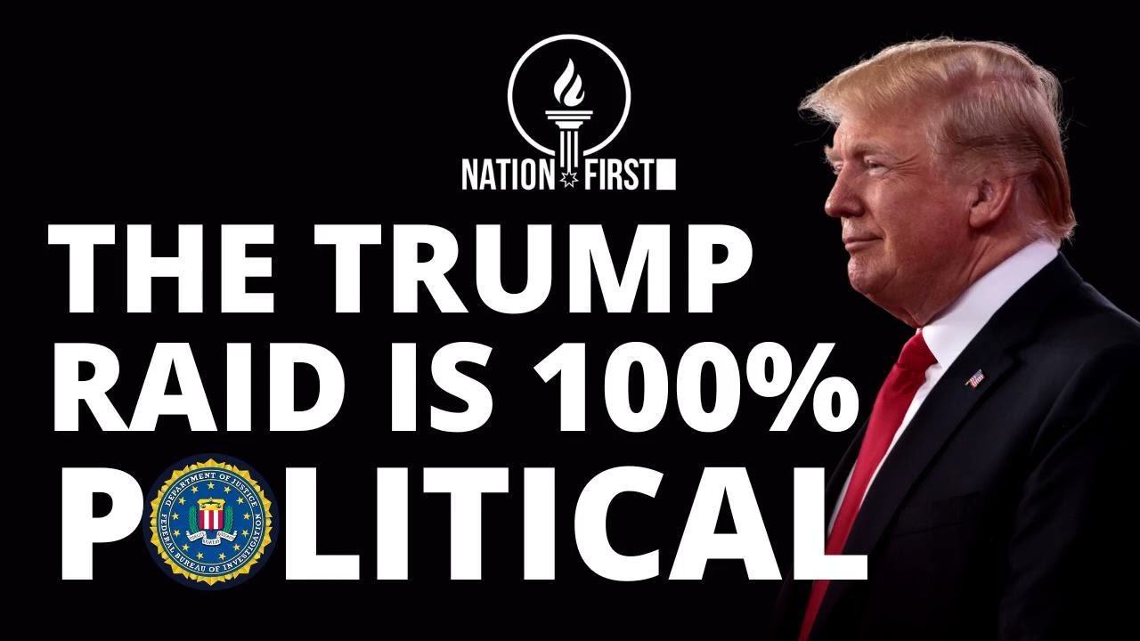 The Trump raid is 100% political