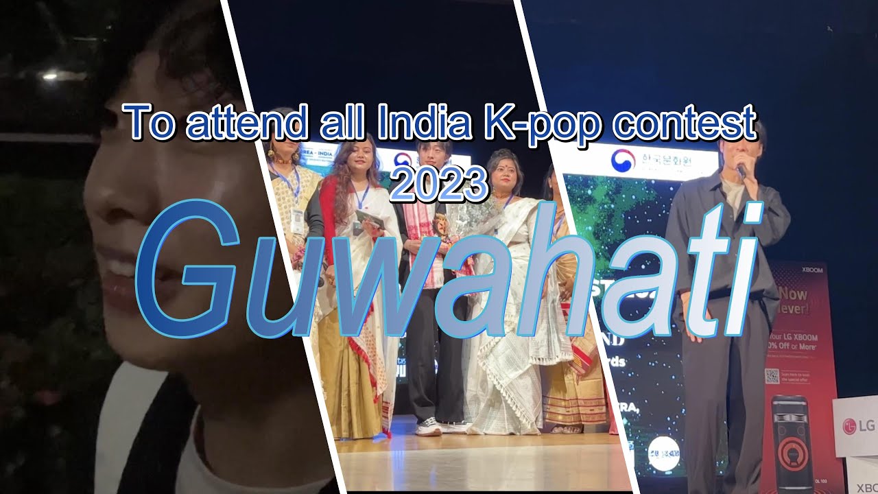 I attended Kpop contest 2023 Regionals in India | Korean in India #kpop #vlog #guwahati