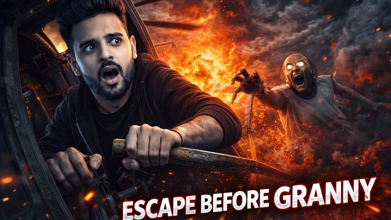 Helicopter Escape In Granny Chapter 2 | Finally Escaped! 🚁