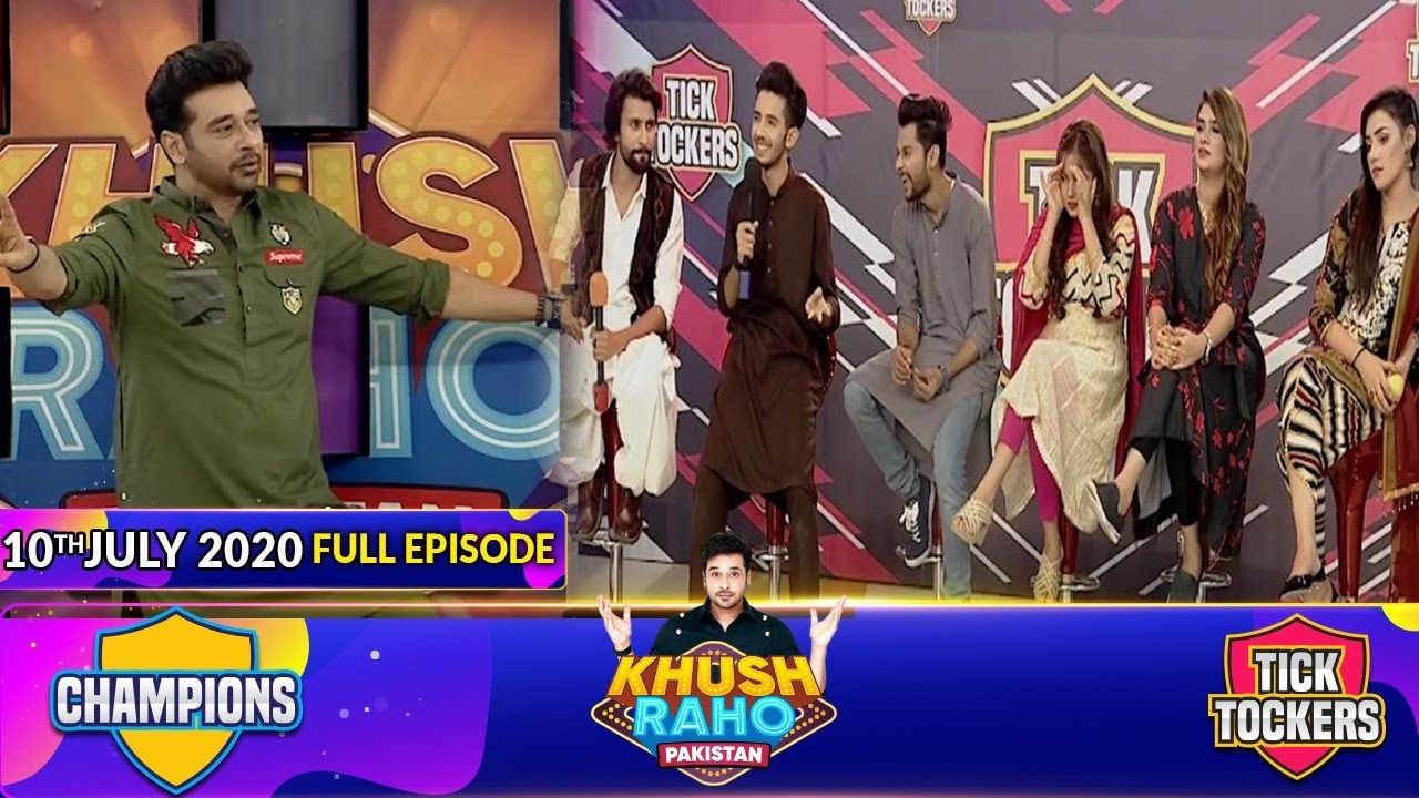 Game Show | Khush Raho Pakistan Champions Vs Tick Tockers | Faysal Quraishi | 10th July 2020