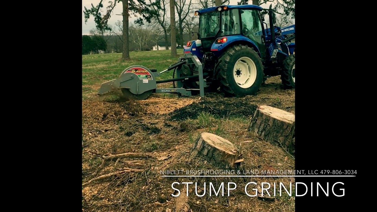 Tractor Powered Baumalight 3-Point Hitch Stump Grinder