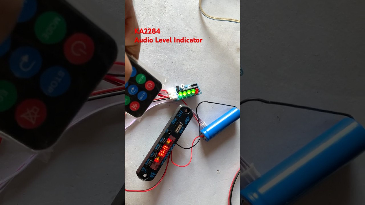 Testing KA2284 Audio Level Indicator | 5-led Display Module | Real-Time Sound Indicator