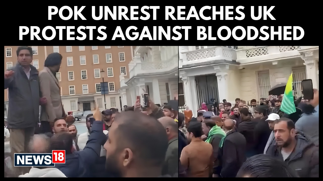 PoJK Activists Protest Outside Pakistani Consulate In Bradford As UK MPs Demand Justice | N18G