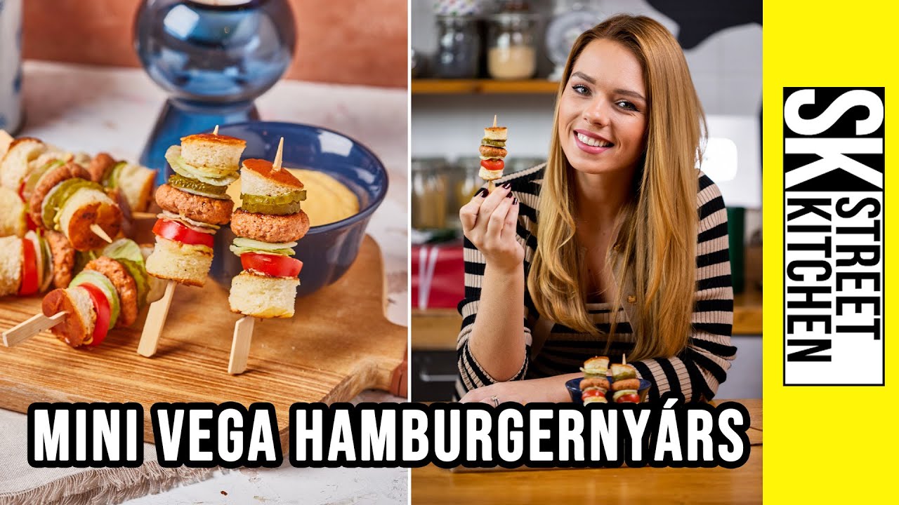 Mini VEGA HAMBURGERNYÁRS🍔 sajtmártással🧀