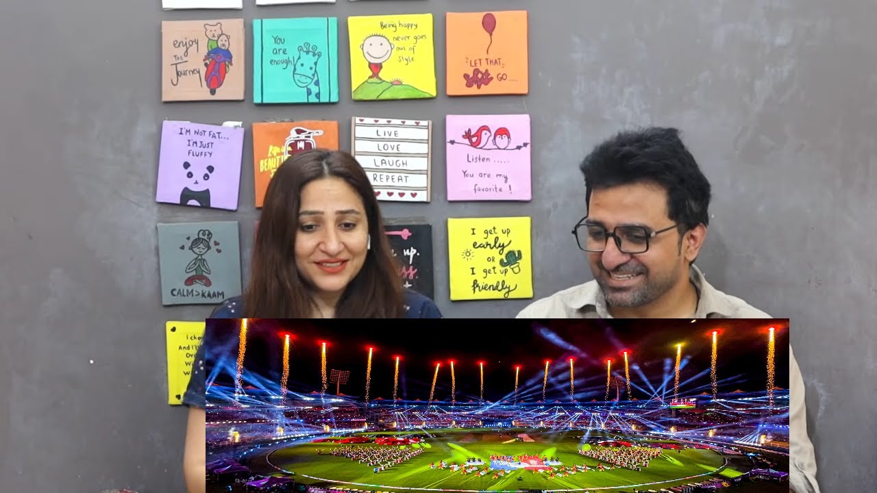 Pak Reacts to ​GRAND FINALE: The Women's World Cup Final Mid-Innings Show | Drones, Lasers
