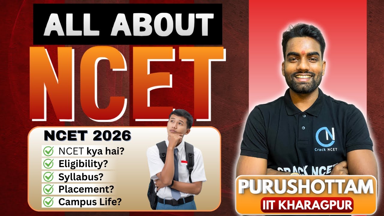 All About NCET 2026 & College Life | Exam Pattern, Books, Placements Explained #ncet2026