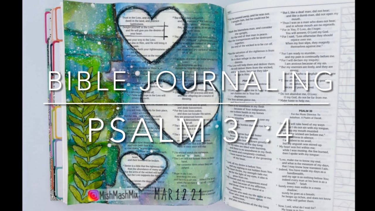 Bible Journaling Psalm 37:4