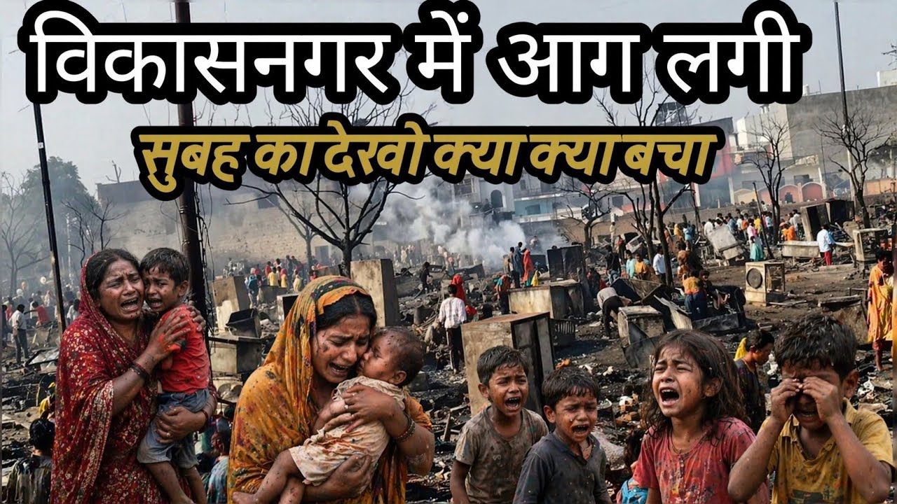 🔥 Lucknow Vikas Nagar Fire News Today | Bhishan Aag se lakhon ka nuksan 🔥