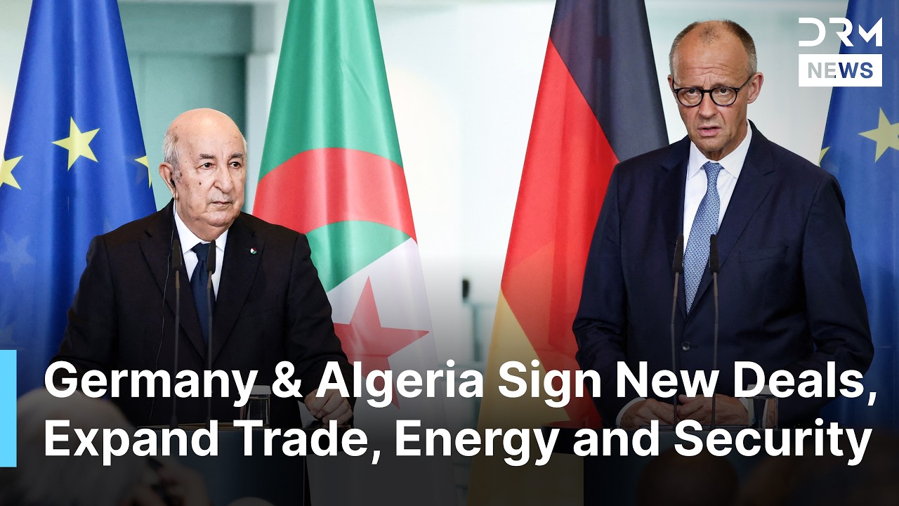 FULL PRESSER: Germany's Merz Hosts Algeria's Tebboune in Berlin, Talks Trade, Energy & Ukraine |AC1N