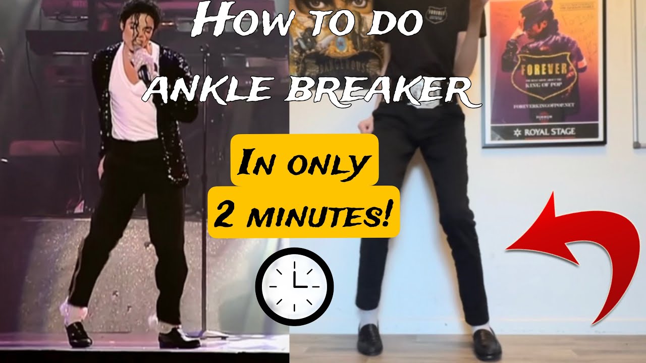 How To Do The Michael Jackson “Ankle Breaker” - Tutorial | Isak MJ Studios