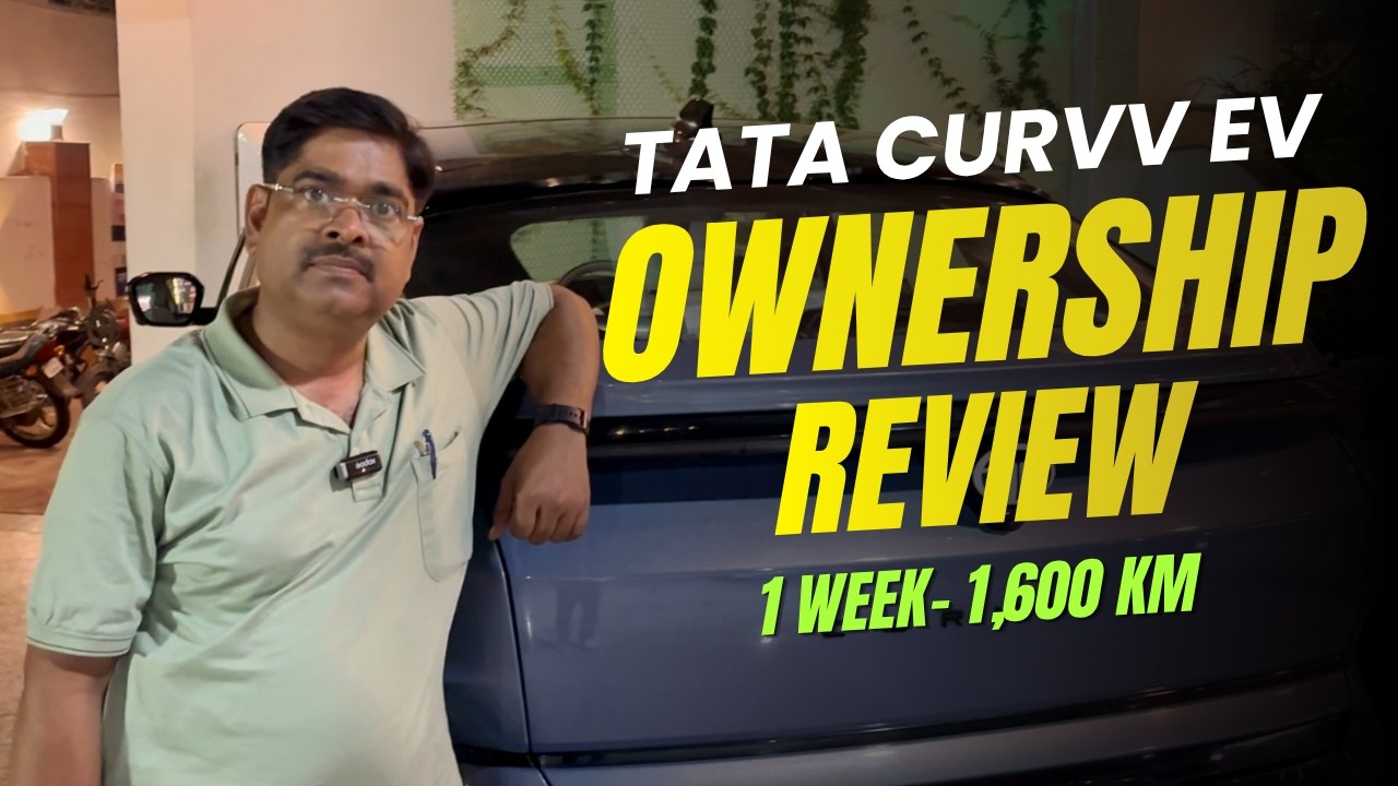 Tata Curvv EV Review After 1 WEEK & 1,600 KM | Honest Ownership Experience | #tatacurvvevreview
