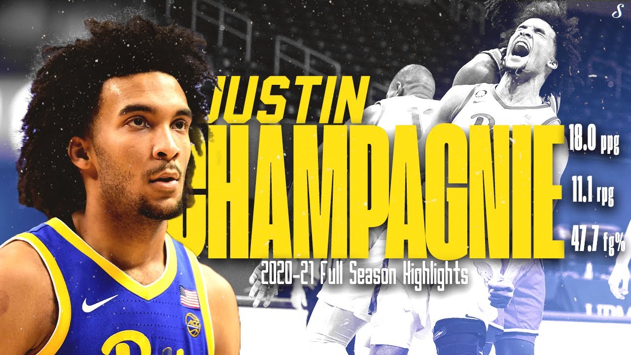 Justin Champagnie Is The Most Underrated Prospect In This Years Draft | 18 PPG 11.1 RPG & 47.7 FG%