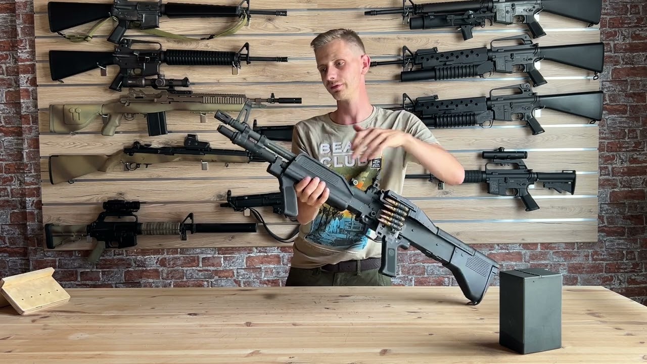[English] US M60E4 MG by STAR Airsoft