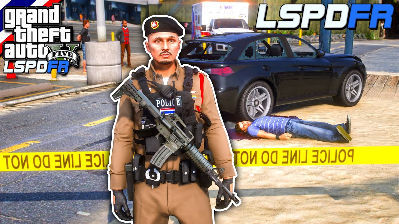 GTA V - LSPDFR มาเป็นตำรวจในเกม GTA V จ่าตั้มซิ่งรถ Ford Raptor ยิงถล่มมือปืน #333