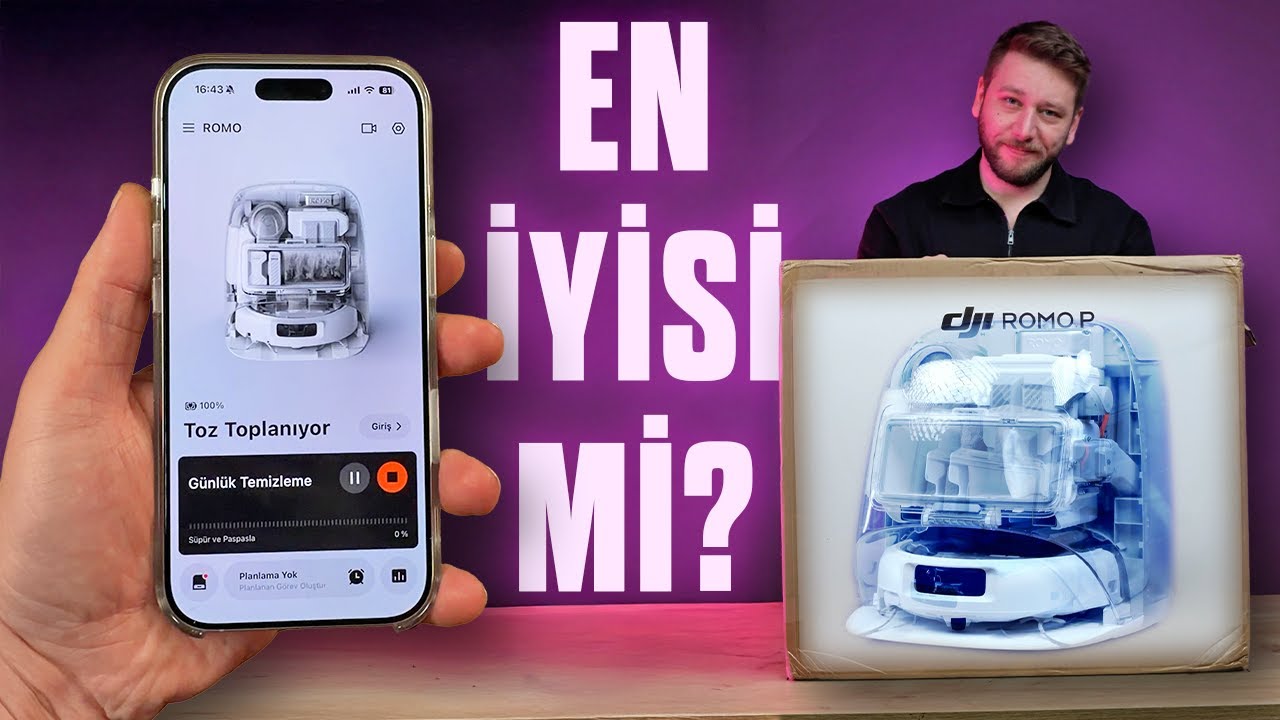 DJI robot süpürge yaparsa: DJI Romo P