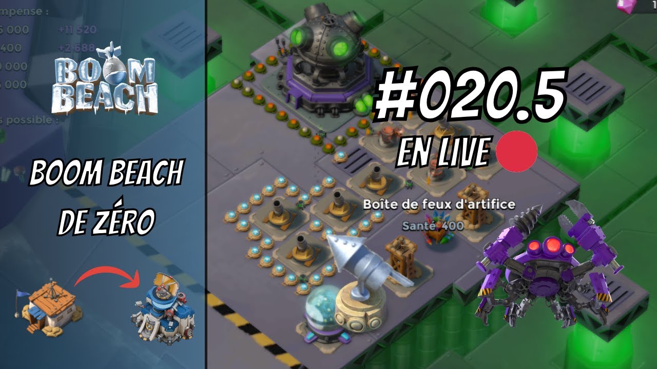 🔴 [Boom Beach de Zéro] ~ 020.5 Méga Crabe, Améliorations et discussion en tout genre