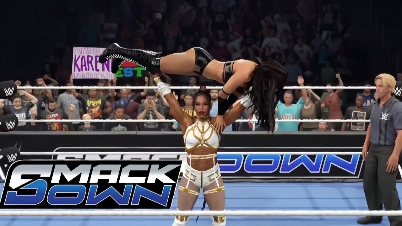 WWE SMACKDOWN 2k25- Bianca Belair return to smackdown vs Chelsea Green