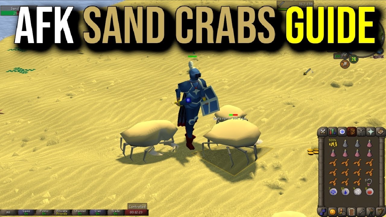 Best AFK Combat Training in OSRS (No Food Needed!) – Sand Crabs Guide