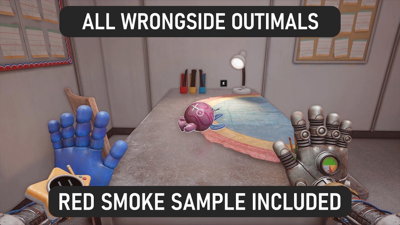 How to Find and Collect Wrongside Outimals Dolls & Plushie | Poppy Playtime: Chapter 5