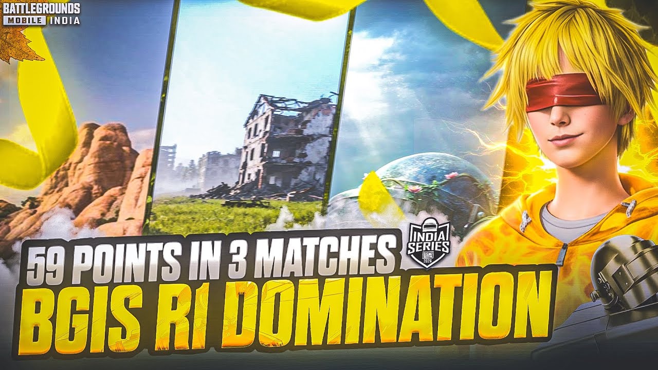 59 POINTS DOMINATION IN 3 MATCHES !!🔥 | BGIS ROUND 1 ⚡ | IGL POV | INIxCosmiC