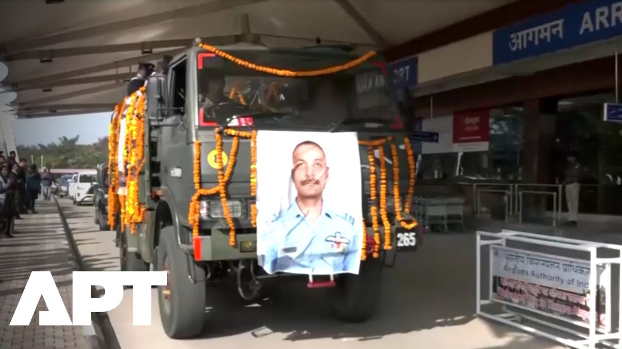 India Mourns: Funeral Held for Tejas Pilot Killed in Fiery Dubai Airshow Crash | APT