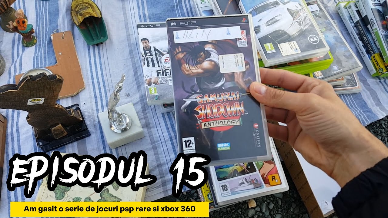 Jocuri de PSP rare si multe altele prin TARGUL DE VECHITURI Constanta Ep.15