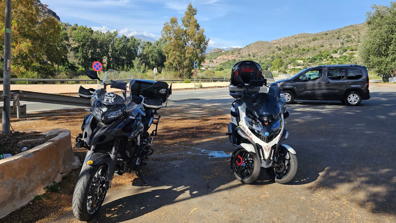 PIAGGIO MP3 400 SPORT HPE 2022 CARRETERA MOTRIL Y RUTA LA CABRA , NUEVAS TOMAS.