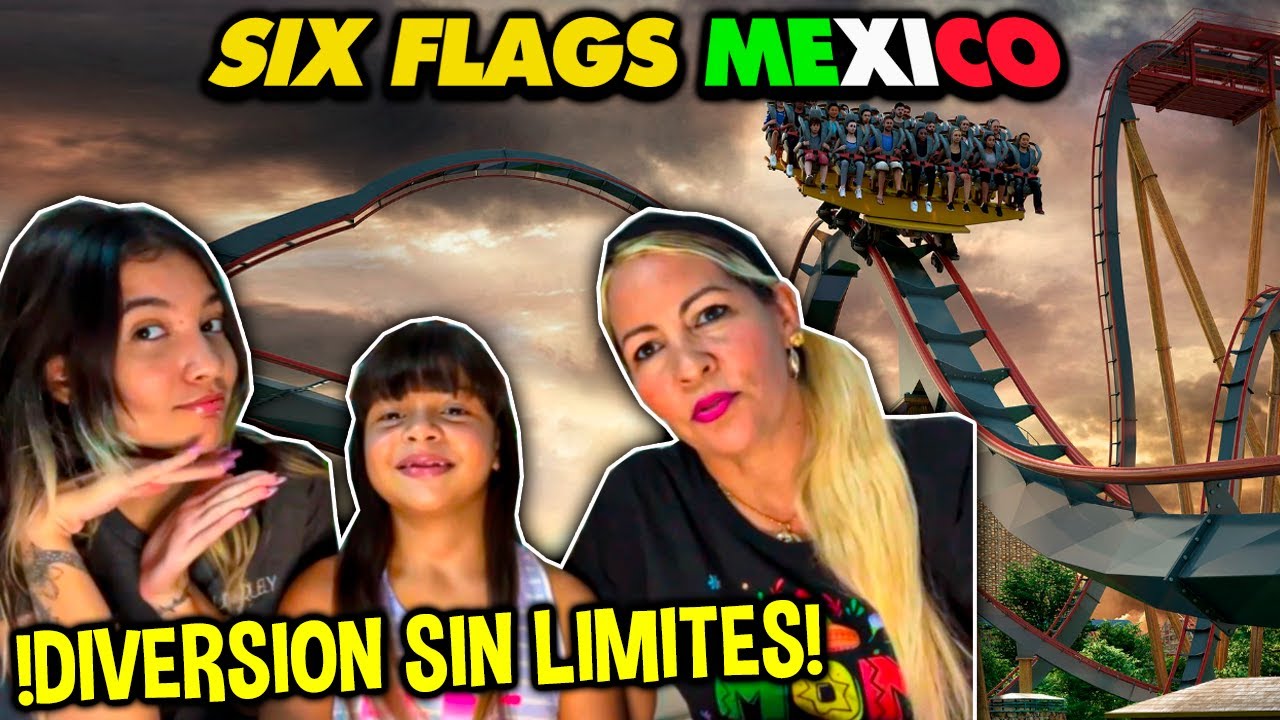 CUBANAS REACCIONAN al PARQUE DE DIVERSIONES mas GRANDE de MEXICO SIX FLAGS