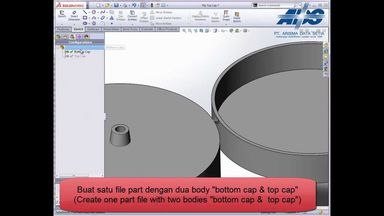 How To Create Flip Top Cap Animation