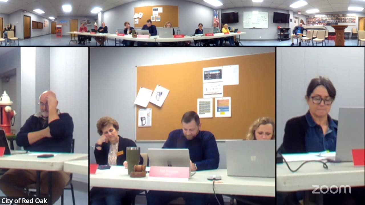 City of Red Oak's Zoom Meeting