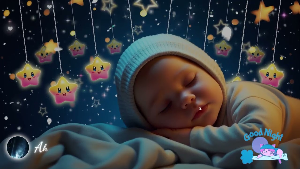 Baby Sleep Music 🌙 Baby Sleep Instantly 💖 Deep Calm Night 🎵 Mozart & Brahms Lullabies