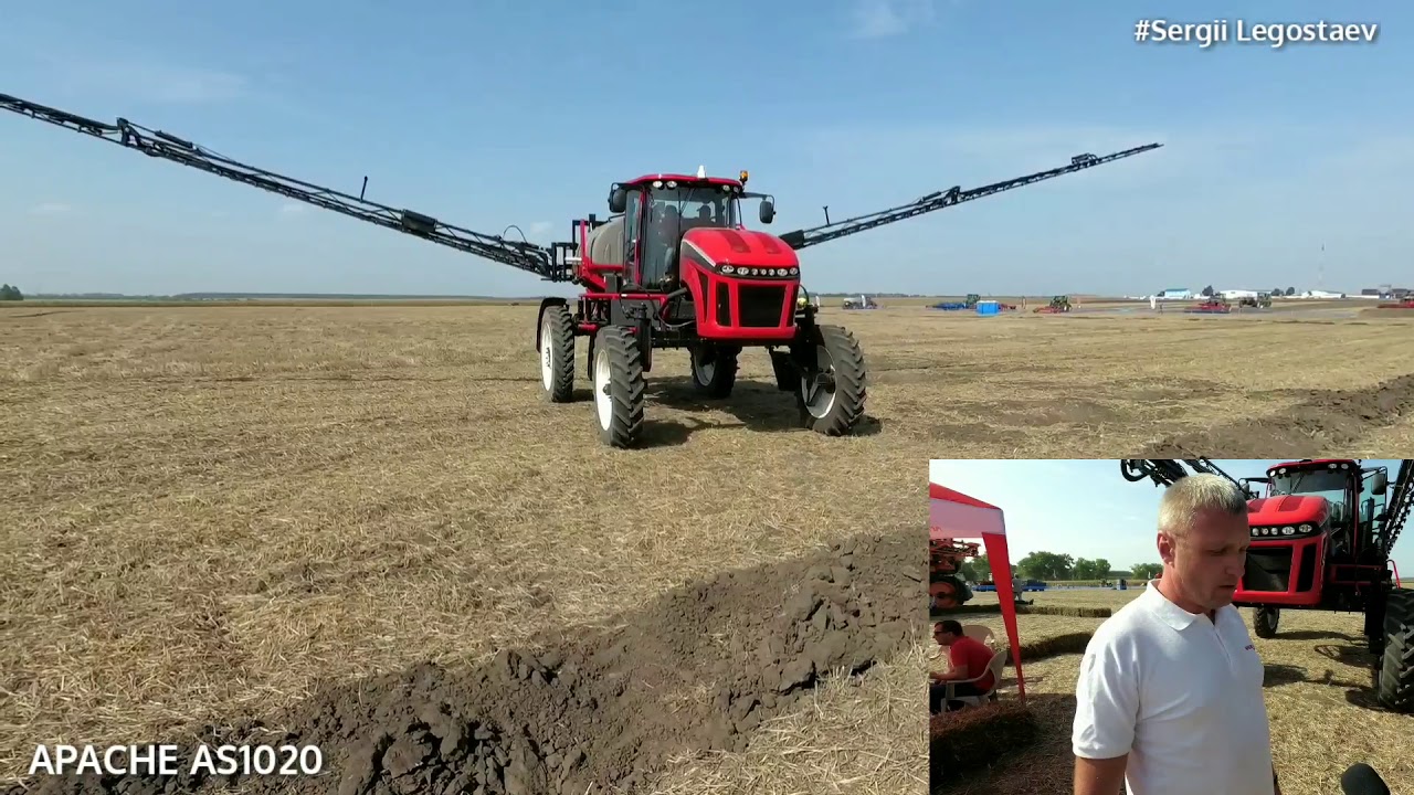 Не жалко? 8000000 ГРН за секционное опрыскивание APACHE AS 1020 // CASE IH Patriot так сможет?