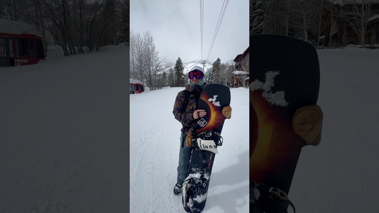 This Snowboard Almost Made Me Fall | Never Summer Eclipse #snowboarding #review #fail