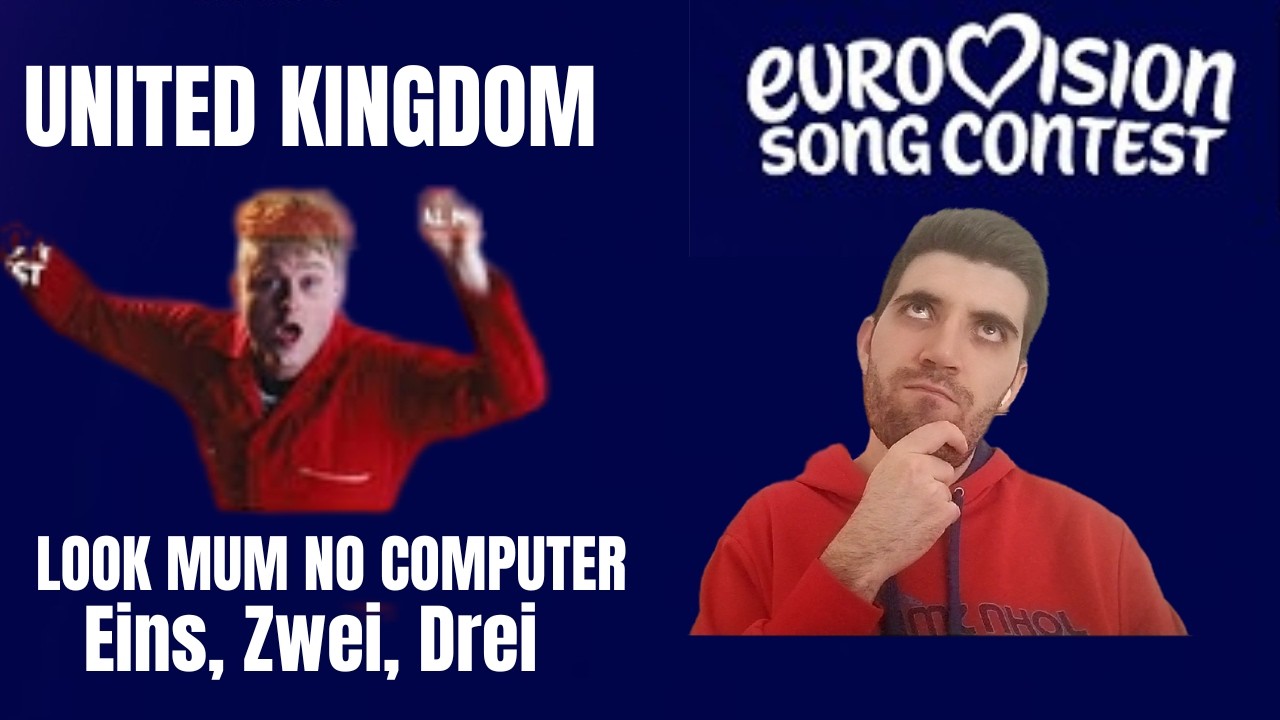 🇬🇧 LOOK MUM NO COMPUTER - Eins, Zwei, Drei | UNITED KINGDOM EUROVISION 2026 REACTION