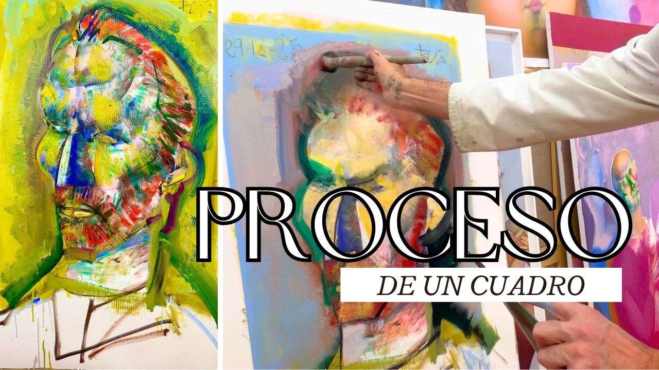 Así pinto  a Van Gogh | PROCESO COMPLETO
