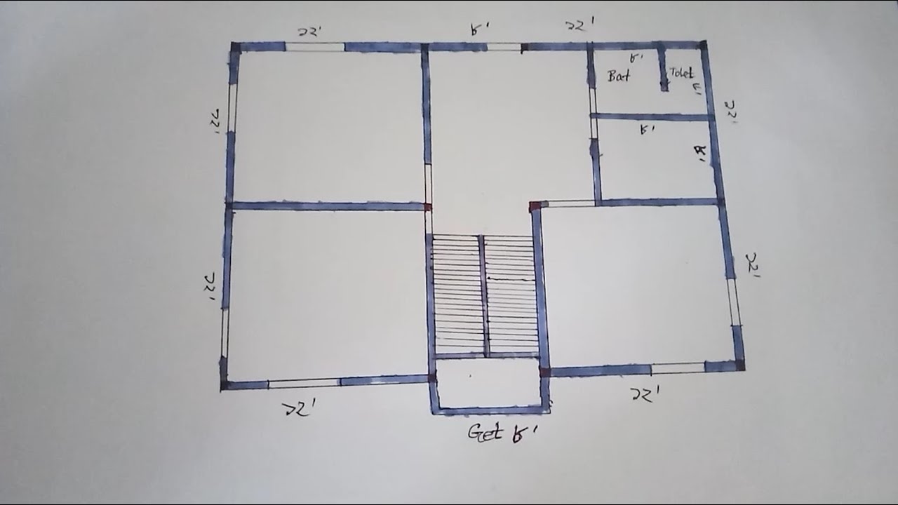 24 x 32 home plan II 768 sqft house desing II Home NoksaDB