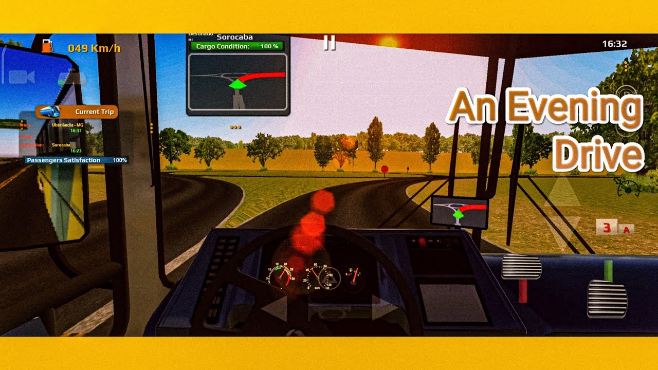 WORLD BUS DRIVING SIMULATOR | A Casual Evening Drive | HD | Unfiltered Sound |