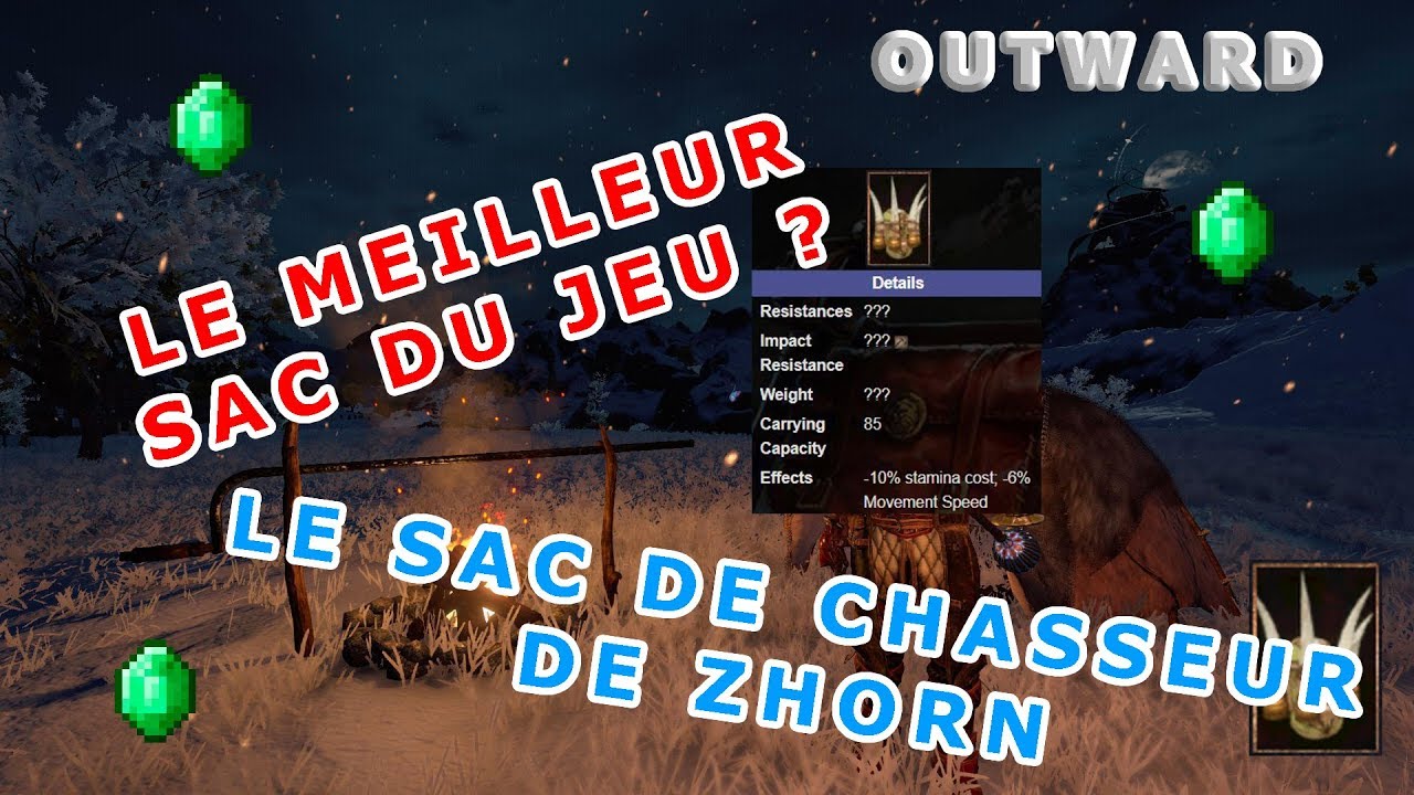OUTWARD - LE SAC DE CHASSEUR DE ZHORN - LA MINUTE FINAUDERIE CLYPSE & BUSS