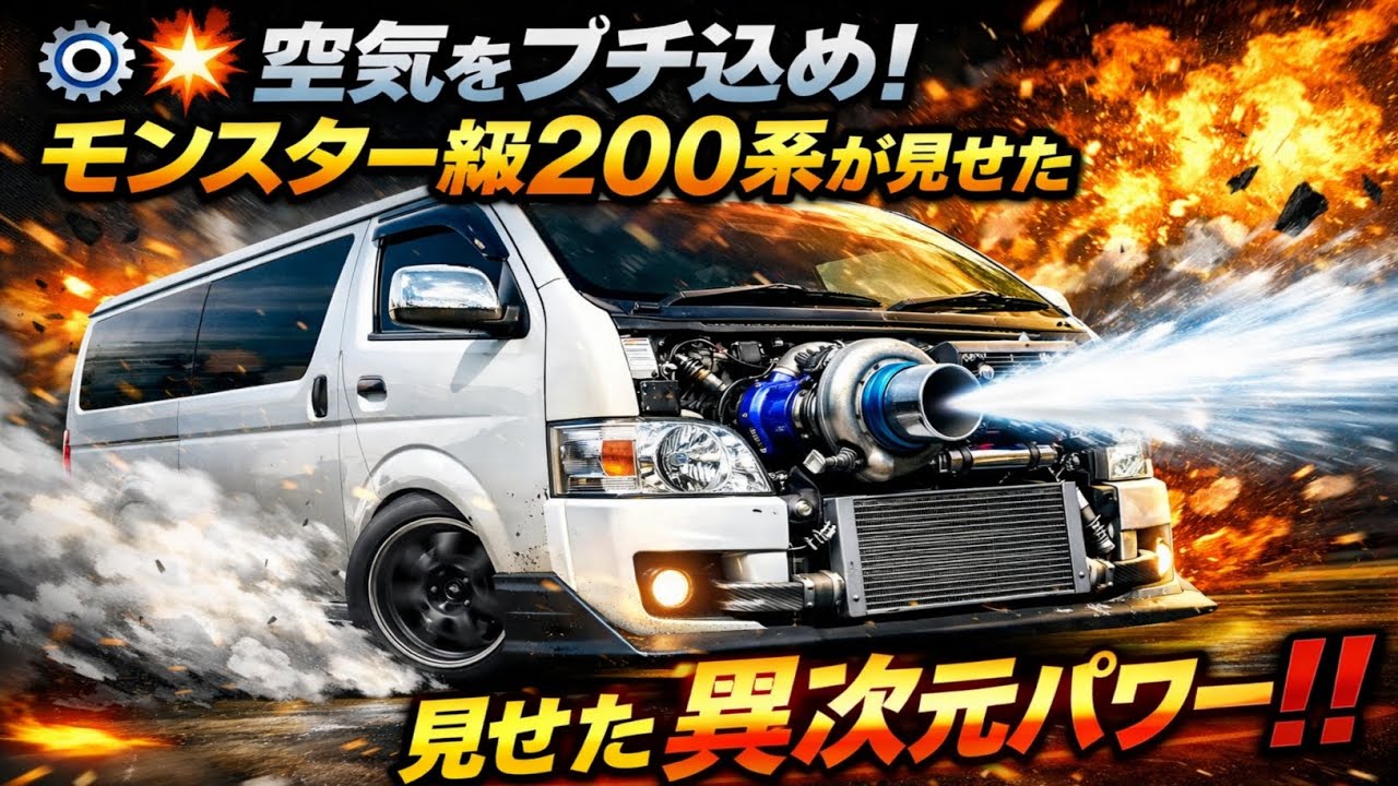 ⚙️💥 空気をブチ込め！モンスター級200系が見せた異次元パワー‼️