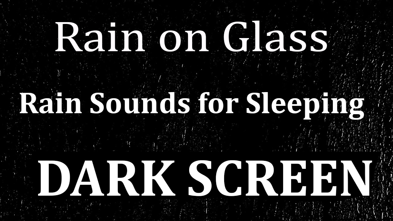 Fall Asleep with Rain | BLACK SCREEN |Relaxing Rain Sounds for Sleeping, Black Scree