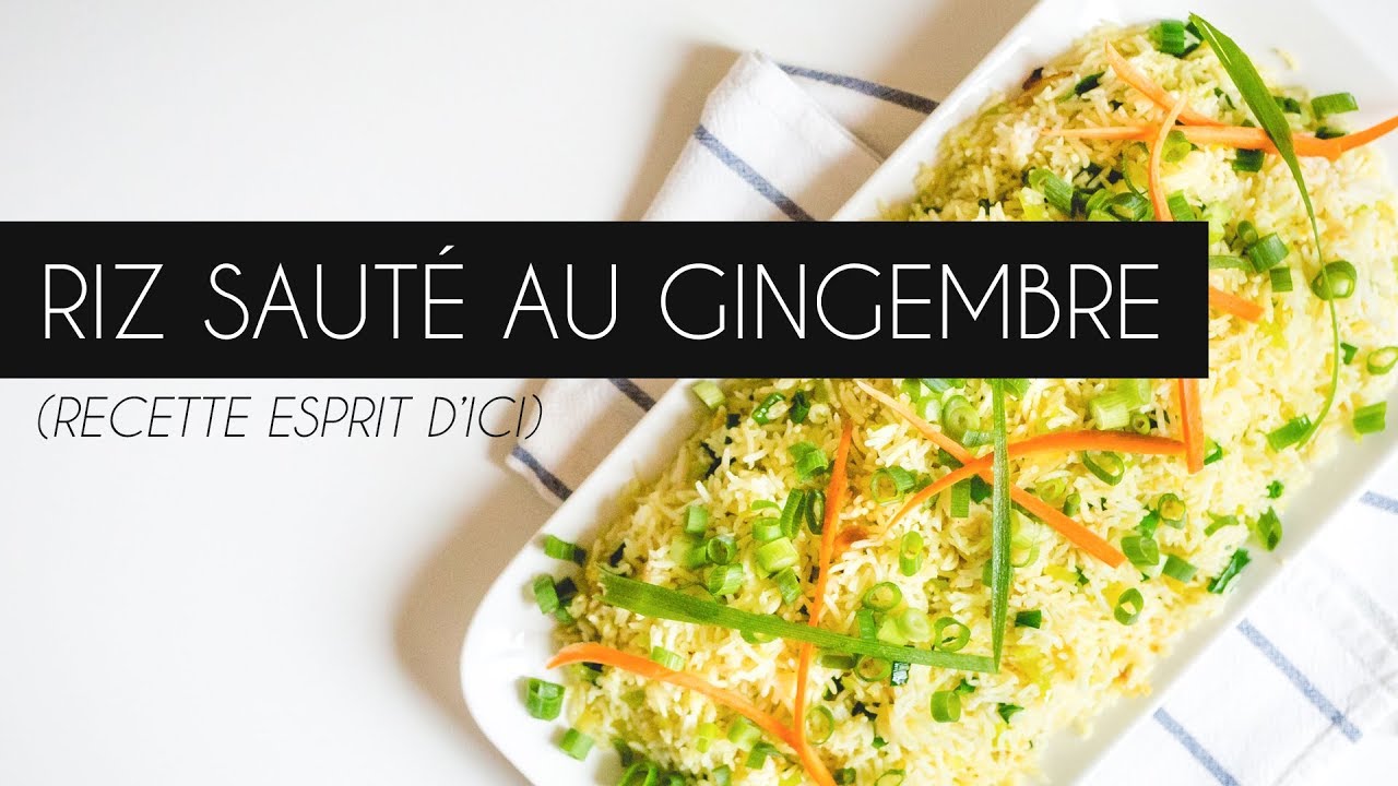 Riz sauté au gingembre - Recette Sri Lankaise