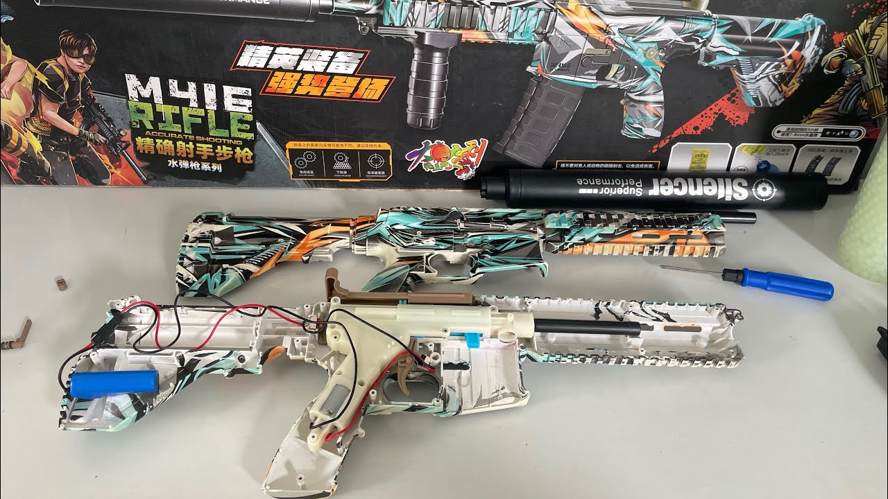 Cómo reparar pistola de Hidrógel, versión rifle M-16