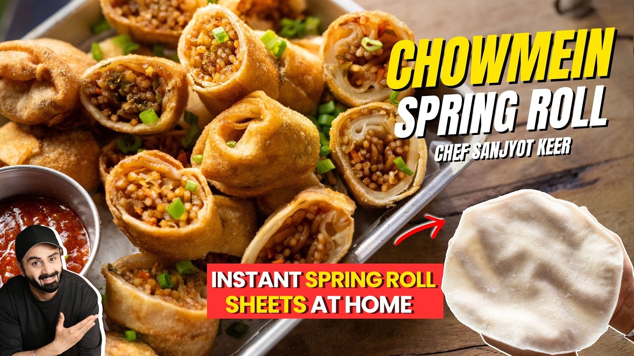 Chowmein Spring Roll Recipe