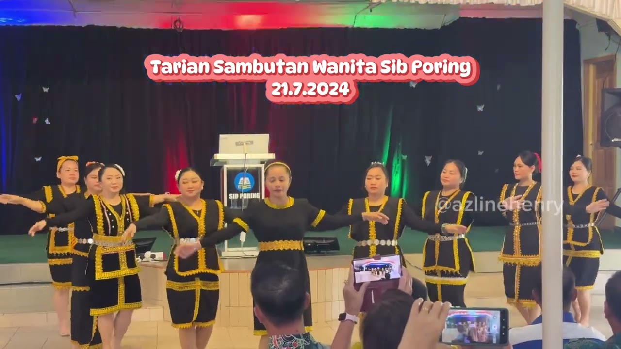 tarian sambutan wanita SIB PORING