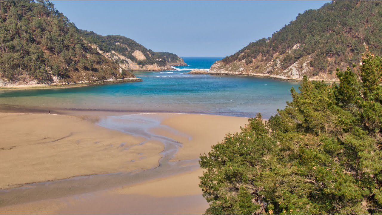 Playa del Sable - ría de Tina Menor. 