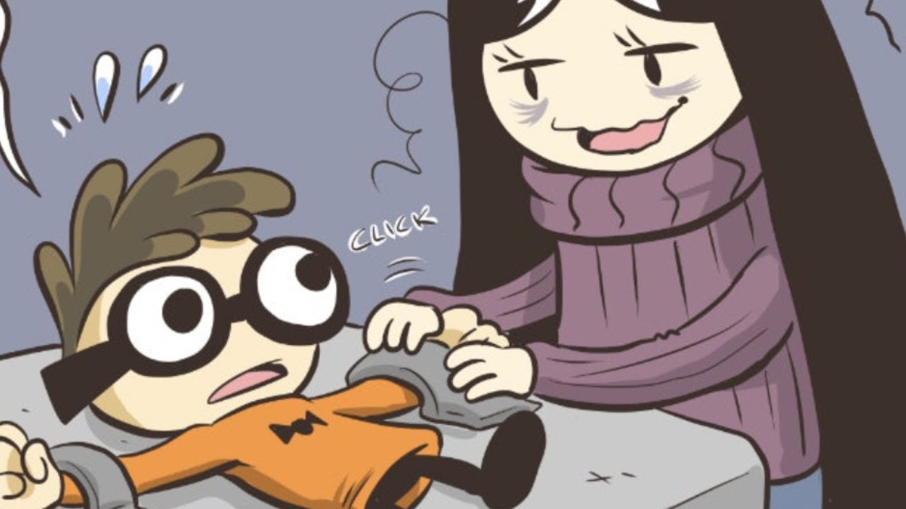 Nerd Getting Trapped By Goth Girl | Nerd & Jock Ep1-56 (Comic Dub)