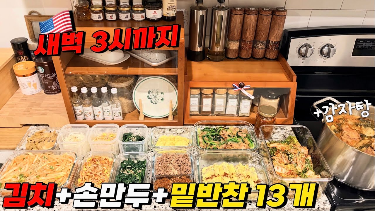 [EP155] 🇺🇸남편이 집밥때문에 외식을 안해요 | 나만의 식재료보관법📜 | 미친미국물가 | 4개월만에 한인마트 40만원쓰고 반찬 15가지