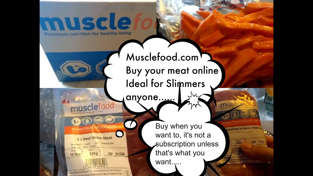 Musclefood.com UNBOXING get your lean meats online...SEPT 2015